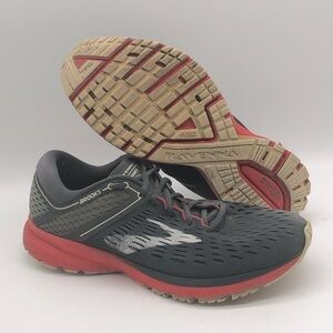 Brooks Running Shoes Women's 11  Ravenna 9 Pink Gray Lace Up Athletic Sneakers